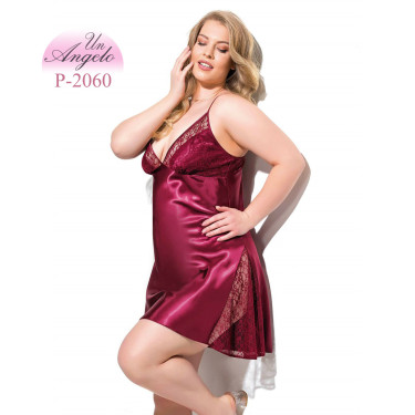 Short Satin Nightgown in...