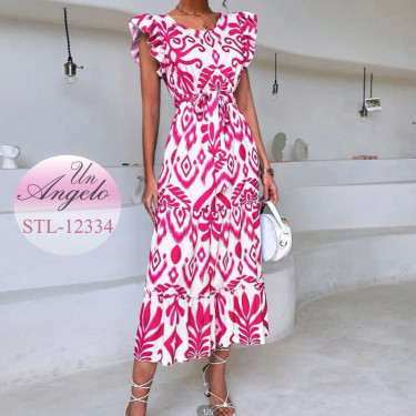 Colorful long summer dress...