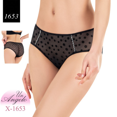 Black tulle panties