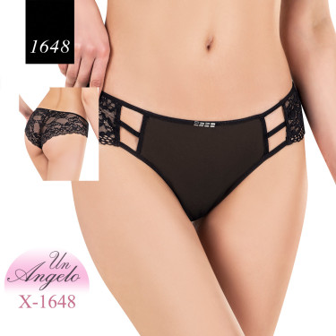 Black lace panties