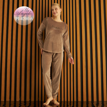 Women's velvet pajamas home...