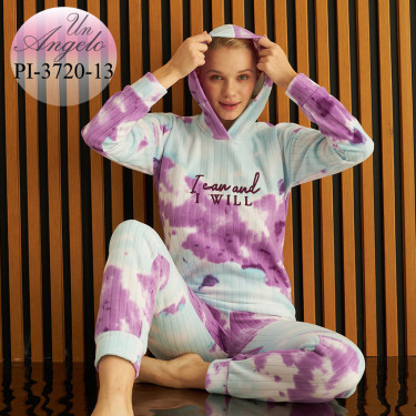 Warm fleece home wear set