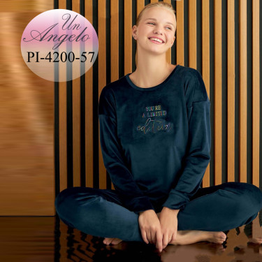Plush tracksuit home wear