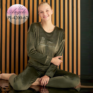 Plush tracksuit home wear