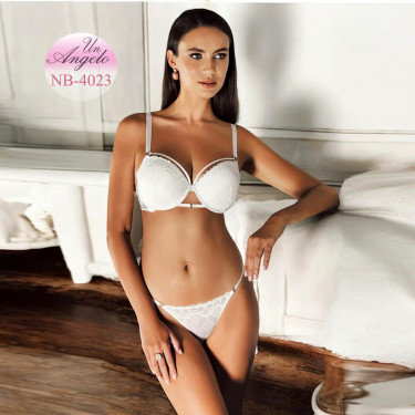Delicate lace push-up bra...