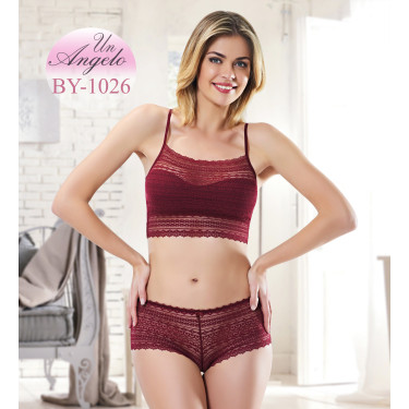 Exquisite Lace Set Bra Boxer
